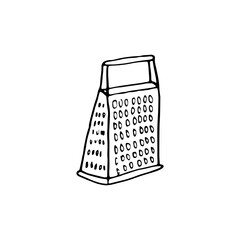 Kitchen Utensils Line Art Hand Drawn