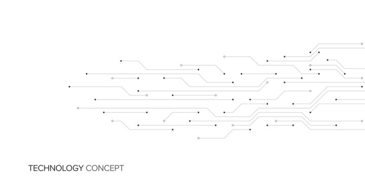 Circuit board texture with communication technology concept