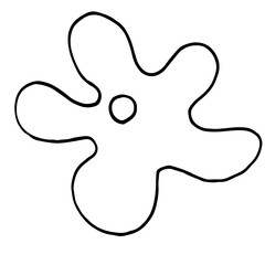 Abstract Doodle Line Art Floral Botanical 