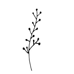 Abstract Doodle Line Art Floral Botanical 