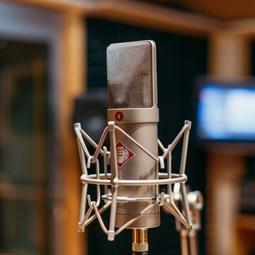 Professional Studio Microphone for High-Quality Recording and Broadcasting