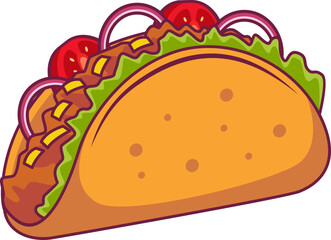 Tacos Food Illustration