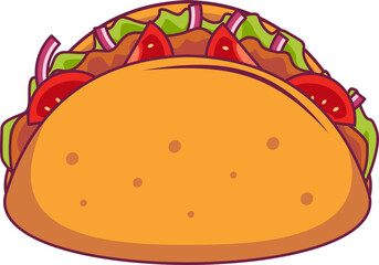 Tacos Food Illustration