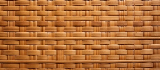 Woven bamboo texture creating a backdrop with copy space image.