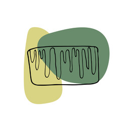 Abstract Blob Line Art Hand Drawn Organic