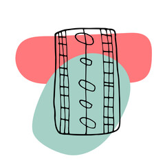 Abstract Blob Line Art Hand Drawn Organic