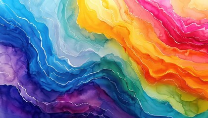 rainbow watercolor background