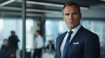 The confident businessman portrait