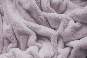 pink soft fluffy blanket textile
