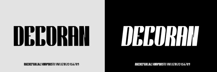 Modern condensed bold,italic, abstract digital alphabet font. Minimal technology typography, Creative urban sport fashion futuristic font and with numbers. vector illustration