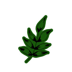 abstract cute sticker hand drawn line art floral botanical