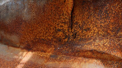 Abstract background of rusty iron