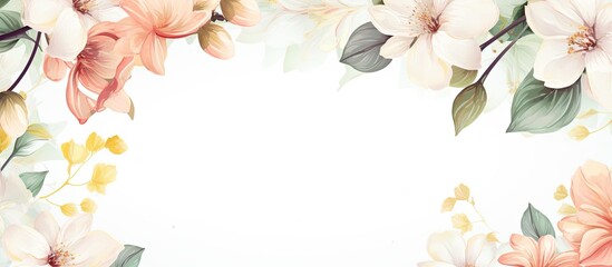 A picturesque arrangement of spring flowers on a paper background, ideal for a copy space image.