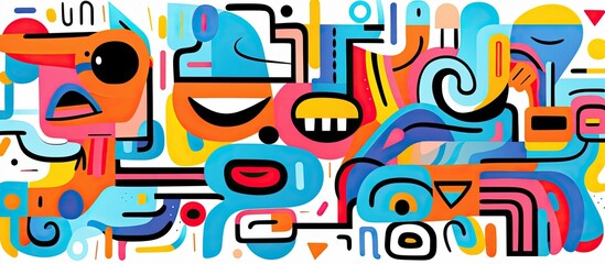 Modern yellow suit styled like a comic with unstoppable thoughts headlining an urban magazine style concept featuring contemporary art collage design with negative space for inserting text or ads