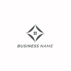 Fototapeta premium design logo creative shiny and home