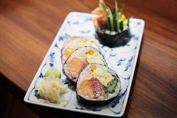 Gimbap (kimbap), traditional Korean food