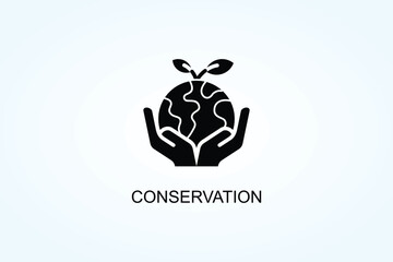 Conservation Vector  Or Logo Sign Symbol Illustration