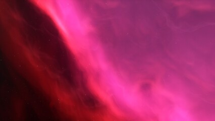 Cosmic background with a blue purple nebula and stars
