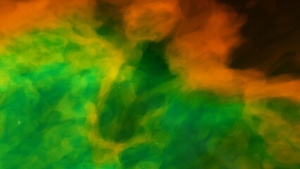 Cosmic background with a blue purple nebula and stars  © ANDREI