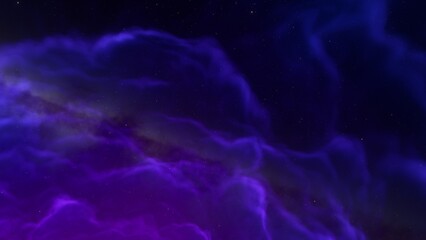 colorful nebula gas cloud