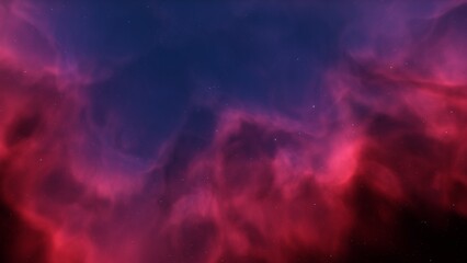 colorful nebula gas cloud