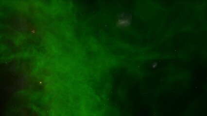 colorful nebula gas cloud