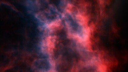 colorful nebula gas cloud