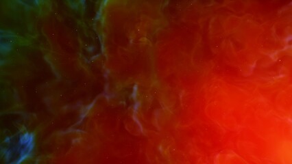 colorful nebula gas cloud