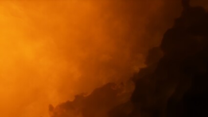 colorful nebula gas cloud