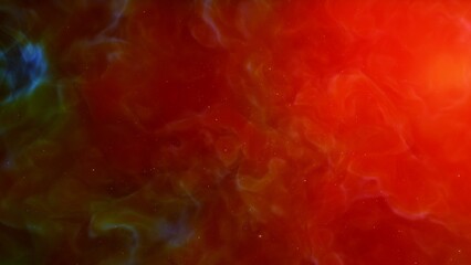 colorful nebula gas cloud