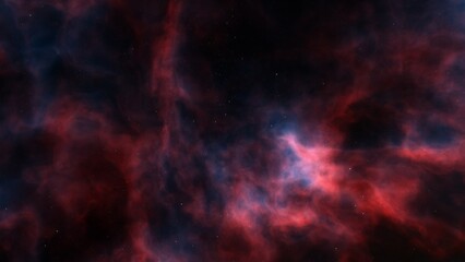 Naklejka premium colorful nebula gas cloud