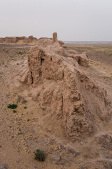 Ruins of ancient Ayaz-Kala Fortress
