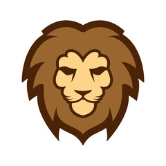 Elegant and dignified lion head logo design