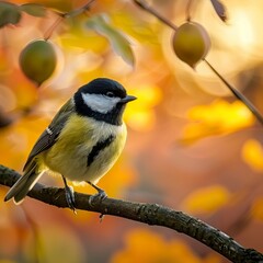 Fototapeta premium bird in nature, pájaro en la naturaleza, urraca pajaro, urracas