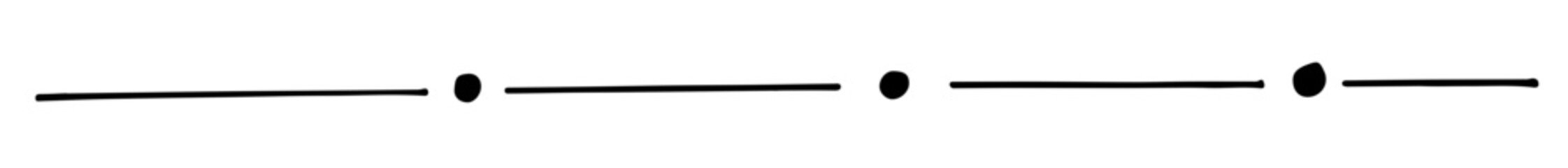 Abstract Border Divider Line Art Hand Drawn