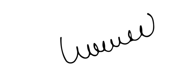 Abstract Border Divider Line Art Hand Drawn