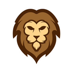 Elegant and dignified lion head logo design
