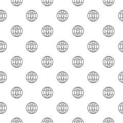 Ip icon seamless pattern on white