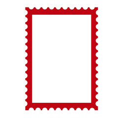 Stamps Sticker Frames Cute Vector Red