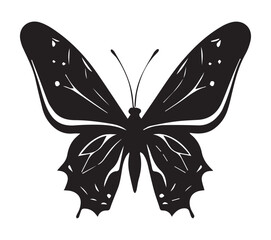 a vector logo design of a poisonous butterfly of pollution, minimalistic and simplistic eps