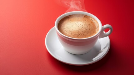 Obraz premium The hot coffee cup