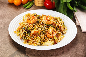 Pad Thai - noodles with prawn