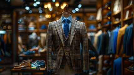 Obraz premium Suit on Elegant Background 