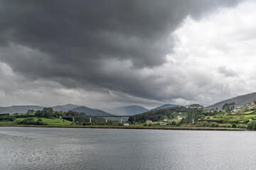 Stormy day in Navia, Asturias