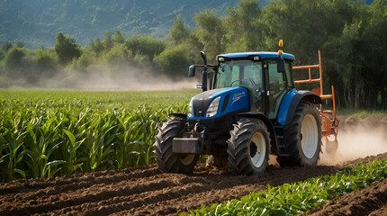A photo of vanilla in large farm.