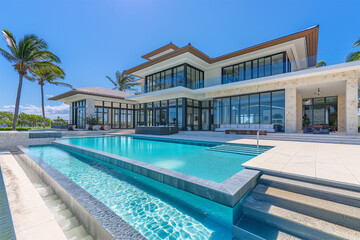 Fototapeta premium Capturing Modern Minimalist Architecture