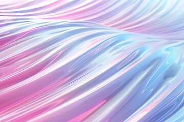 Obraz premium Wavy lines in pastel colors, creating a soothing, abstract health background