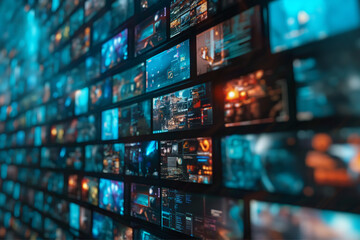 Fototapeta premium Social Streaming and NFT Integration