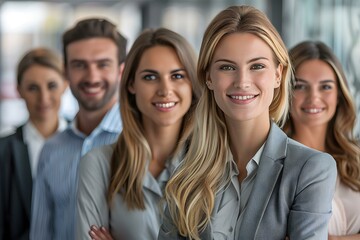 Obraz premium portrait of a group of business people