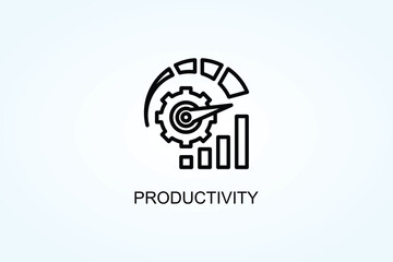 Productivity Vector  Or Logo Sign Symbol Illustration